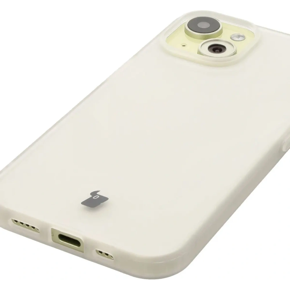 Hurtownia GSM - Etui Bizon Case Angelo do Apple iPhone 15 półprzezroczyste - BIZ7068 - {ean13} - Hurt