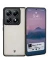 Etui Bizon Case Angelo do Xiaomi 14T Pro kouřové s černým rámečkem