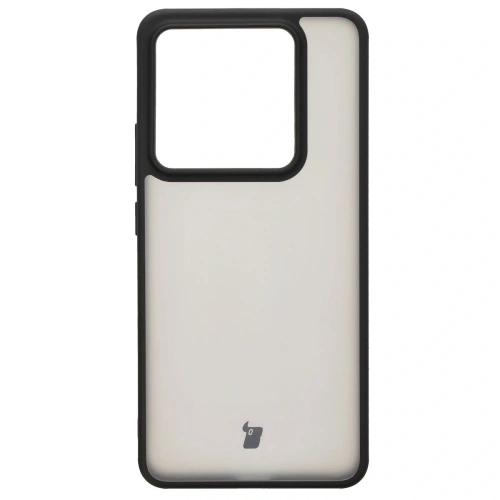 Etui Bizon Case Angelo do Xiaomi 14T Pro przydymione z czarną ramką