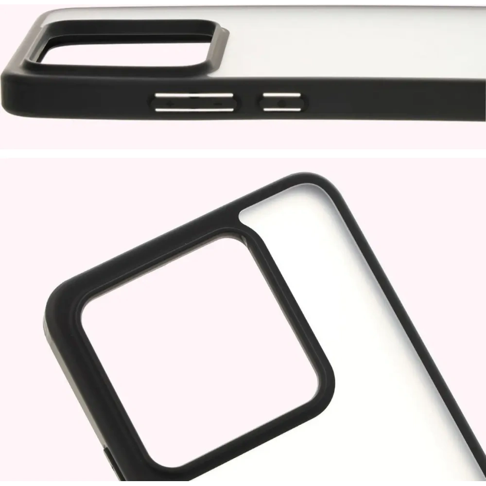 Hurtownia GSM - Etui Bizon Case Angelo do Xiaomi 14T Pro kouřové s černým rámečkem - BIZ7069 - {ean13} - Hurt