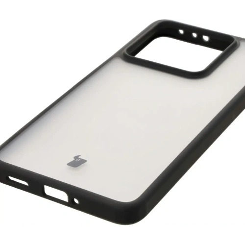 Etui Bizon Case Angelo do Xiaomi 14T przydymione z czarną ramką