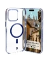 Bizon Case Marco Apple iPhone 14 Pro Max klar mit blauem Rahmen