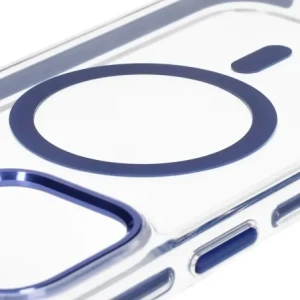 Wholesale Bizon Case Marco Apple iPhone 14 Pro Max clear with blue frame - BIZ7074 - {ean13} - Hurt