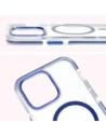 Hurtownia GSM - Bizon Case Marco Apple iPhone 14 Pro Max transparent cu cadru albastru - BIZ7074 - {ean13} - Hurt