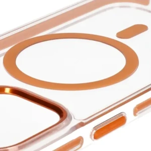 Wholesale Bizon Case Marco Apple iPhone 14 Pro Max clear with orange frame - BIZ7075 - {ean13} - Hurt