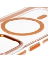 Hurtownia GSM - Etui z pierścieniem magnetycznym Bizon Case Marco do Apple iPhone 14 Pro Max przezroczyste z pomarańczową ramką - BIZ7075 - {ean13} - Hurt