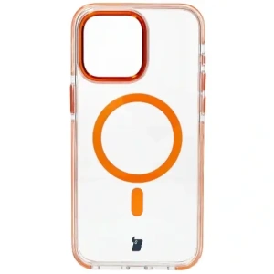Hurtownia GSM - Bizon Case Marco Apple iPhone 15 Pro Max klar mit orangefarbenem Rahmen - BIZ7076 - {ean13} - Hurt