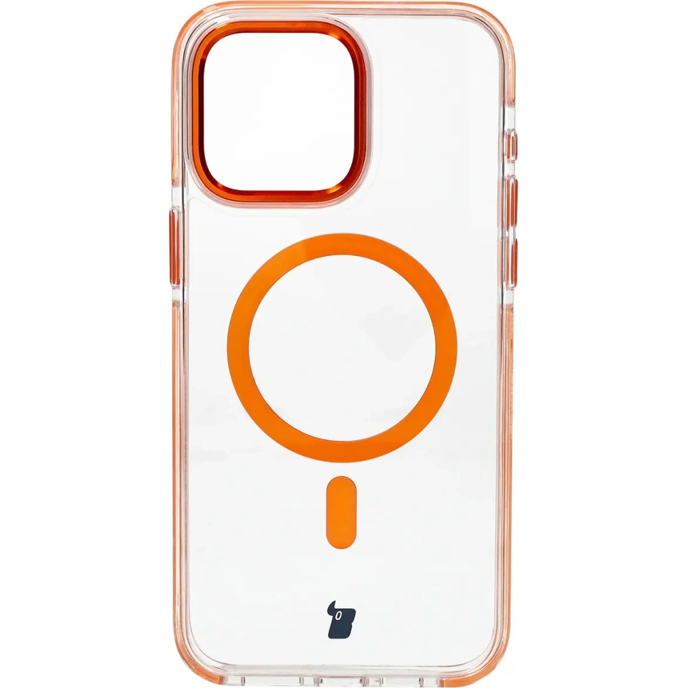 Hurtownia GSM - Bizon Case Marco Apple iPhone 15 Pro Max klar mit orangefarbenem Rahmen - BIZ7076 - {ean13} - Hurt