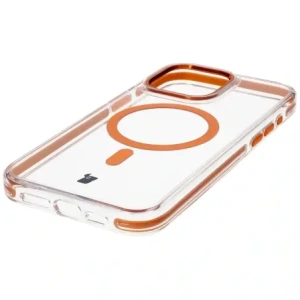 Hurtownia GSM - Bizon Case Marco Apple iPhone 15 Pro Max klar mit orangefarbenem Rahmen - BIZ7076 - {ean13} - Hurt