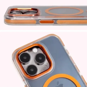 Hurtownia GSM - Bizon Case Marco Apple iPhone 15 Pro átlátszó narancssárga kerettel - BIZ7077 - {ean13} - Hurt