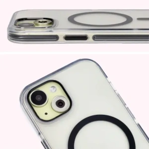 Hurtownia GSM - Bizon Case Marco Apple iPhone 15 klar mit schwarzem Rahmen - BIZ7078 - {ean13} - Hurt