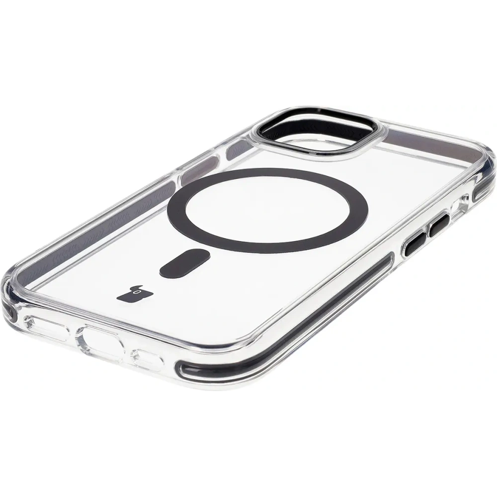 Wholesale Bizon Case Marco Apple iPhone 15 clear with black frame - BIZ7078 - {ean13} - Hurt
