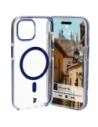 Hurtownia GSM - Etui z pierścieniem magnetycznym Bizon Case Marco do Apple iPhone 15 przezroczyste z niebieską ramką - BIZ7079 - {ean13} - Hurt