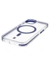 Hurtownia GSM - Etui z pierścieniem magnetycznym Bizon Case Marco do Apple iPhone 15 przezroczyste z niebieską ramką - BIZ7079 - {ean13} - Hurt