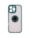 Hurtownia GSM - Bizon Case Hybrid Ring Apple iPhone 16 Pro Max rauchig mit einem dunkelgrünen Rahmen - BIZ7081 - {ean13} - Hurt