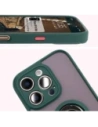 Hurtownia GSM - Bizon Case Hybrid Ring Apple iPhone 16 Pro Max rauchig mit einem dunkelgrünen Rahmen - BIZ7081 - {ean13} - Hurt