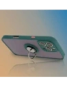 Hurtownia GSM - Bizon Case Hybrid Ring Apple iPhone 16 Pro Max rauchig mit einem dunkelgrünen Rahmen - BIZ7081 - {ean13} - Hurt
