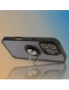 Hurtownia GSM - Etui s úchopem na prst Bizon Case Hybrid Ring pro Apple iPhone 16 Pro kouřové s černým rámečkem - BIZ7088 - {ean13} - Hurt