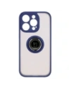 Hurtownia GSM - Bizon Case Hybrid Ring Apple iPhone 16 Pro fumuriu cu un cadru albastru închis - BIZ7090 - {ean13} - Hurt