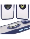 Hurtownia GSM - Bizon Case Hybrid Ring Apple iPhone 16 Pro fumuriu cu un cadru albastru închis - BIZ7090 - {ean13} - Hurt