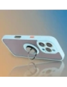 Wholesale Bizon Case Hybrid Ring Apple iPhone 16 Pro smoky with a light blue frame - BIZ7091 - {ean13} - Hurt