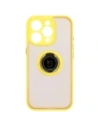 Hurtownia GSM - Bizon Case Hybrid Ring Apple iPhone 16 Pro fumuriu cu un cadru galben - BIZ7092 - {ean13} - Hurt