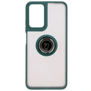 Hurtownia GSM - Etui z uchwytem na palec Bizon Case Hybrid Ring do Motorola Moto G35 5G zakouřené s tmavě zeleným rámečkem - BIZ7093 - {ean13} - Hurt