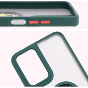 Hurtownia GSM - Bizon Case Hybrid Ring Motorola Moto G35 5G füstös sötétzöld kerettel - BIZ7093 - {ean13} - Hurt