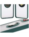 Hurtownia GSM - Etui z uchwytem na palec Bizon Case Hybrid Ring do Motorola Moto G35 5G zakouřené s tmavě zeleným rámečkem - BIZ7093 - {ean13} - Hurt