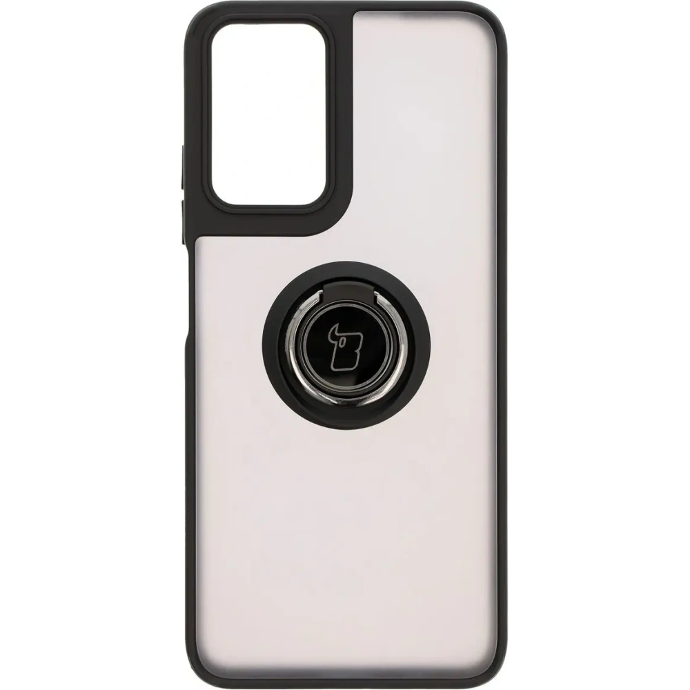 Hurtownia GSM - Etui s úchytem na prst Bizon Case Hybrid Ring pro Motorola Moto G35 5G kouřové s černým rámem - BIZ7094 - {ean13} - Hurt