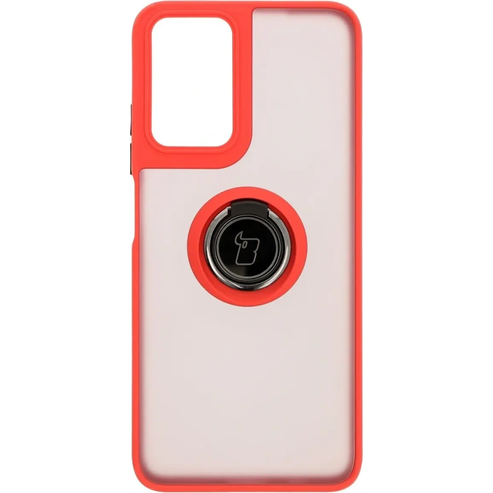 Wholesale Bizon Case Hybrid Ring Motorola Moto G35 5G smoky with a red frame - BIZ7095 - {ean13} - Hurt
