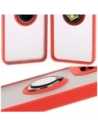 Wholesale Bizon Case Hybrid Ring Motorola Moto G35 5G smoky with a red frame - BIZ7095 - {ean13} - Hurt