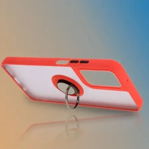 Hurtownia GSM - Bizon Case Hybrid Gyűrű Motorola Moto G35 5G füstös piros kerettel - BIZ7095 - {ean13} - Hurt