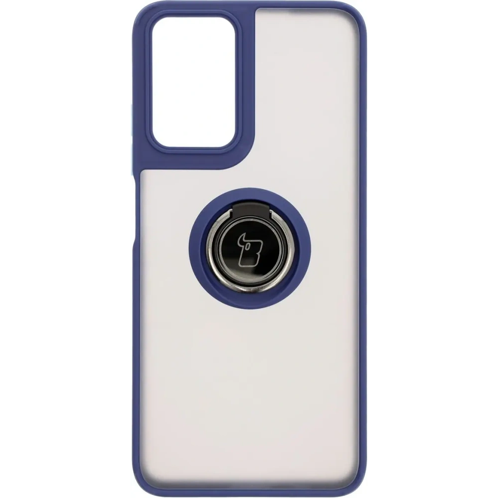 Hurtownia GSM - Bizon Case Hybrid Ring Motorola Moto G35 5G füstös színű, sötétkék kerettel - BIZ7096 - {ean13} - Hurt