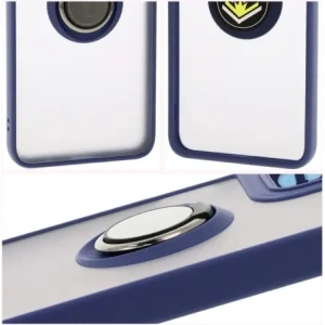 Hurtownia GSM - Bizon Case Hybrid Ring Motorola Moto G35 5G füstös színű, sötétkék kerettel - BIZ7096 - {ean13} - Hurt