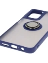 Hurtownia GSM - Bizon Case Hybrid Ring Motorola Moto G35 5G füstös színű, sötétkék kerettel - BIZ7096 - {ean13} - Hurt