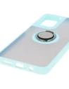 Hurtownia GSM - Etui z uchwytem na palec Bizon Case Hybrid Ring do Motorola Moto G35 5G kouřové s jasně modrým rámem - BIZ7097 - {ean13} - Hurt