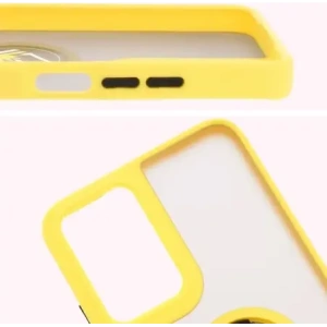 Hurtownia GSM - Bizon Case Hybrid Ring Motorola Moto G35 5G füstös sárga kerettel - BIZ7098 - {ean13} - Hurt