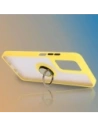 Hurtownia GSM - Etui z uchwytem na palec Bizon Case Hybrid Ring do Motorola Moto G35 5G kouřové s žlutým rámem - BIZ7098 - {ean13} - Hurt