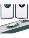 Hurtownia GSM - Etui z uchwytem na palec Bizon Case Hybrid Ring do Motorola Moto G55 5G kouřové s tmavě zeleným rámečkem - BIZ7099 - {ean13} - Hurt