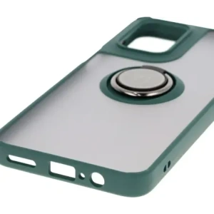 Wholesale Bizon Case Hybrid Ring Motorola Moto G55 5G smoky with a dark green frame - BIZ7099 - {ean13} - Hurt
