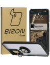 Hurtownia GSM - Etui s úchytem na prst Bizon Case Hybrid Ring pro Motorola Moto G55 5G kouřové s černým rámem - BIZ7100 - {ean13} - Hurt