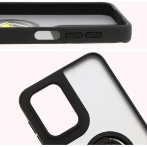 Wholesale Bizon Case Hybrid Ring Motorola Moto G55 5G smoky with a black frame - BIZ7100 - {ean13} - Hurt