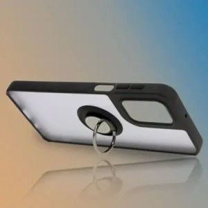 Wholesale Bizon Case Hybrid Ring Motorola Moto G55 5G smoky with a black frame - BIZ7100 - {ean13} - Hurt