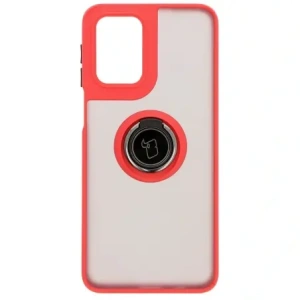 Wholesale Bizon Case Hybrid Ring Motorola Moto G55 5G smoky with a red frame - BIZ7101 - {ean13} - Hurt