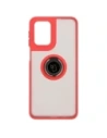 Hurtownia GSM - Bizon Case Hybrid Ring Motorola Moto G55 5G füstös piros kerettel - BIZ7101 - {ean13} - Hurt