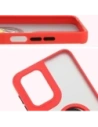 Hurtownia GSM - Bizon Case Hybrid Ring Motorola Moto G55 5G fumuriu cu un cadru roșu - BIZ7101 - {ean13} - Hurt