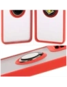 Wholesale Bizon Case Hybrid Ring Motorola Moto G55 5G smoky with a red frame - BIZ7101 - {ean13} - Hurt