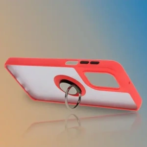 Wholesale Bizon Case Hybrid Ring Motorola Moto G55 5G smoky with a red frame - BIZ7101 - {ean13} - Hurt