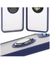 Hurtownia GSM - Etui s úchytem na prst Bizon Case Hybrid Ring pro Motorola Moto G55 5G kouřové s modrým rámečkem - BIZ7102 - {ean13} - Hurt
